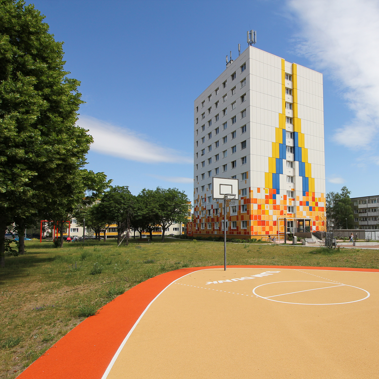 Hochhauswohnen im Farbquartier